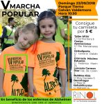 5ª Marcha popular en favor de la Asociación de Familiares de Enfermos de Alzheimer de Valdemoro