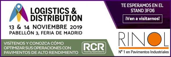 Rinol en Logistic & Distribution el 13 y 14 de noviembre en el stand 3F06 de IFEMA